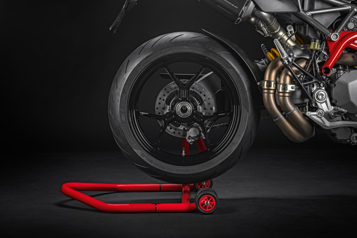 Hinterer Boxenständer für Einarmschwinge