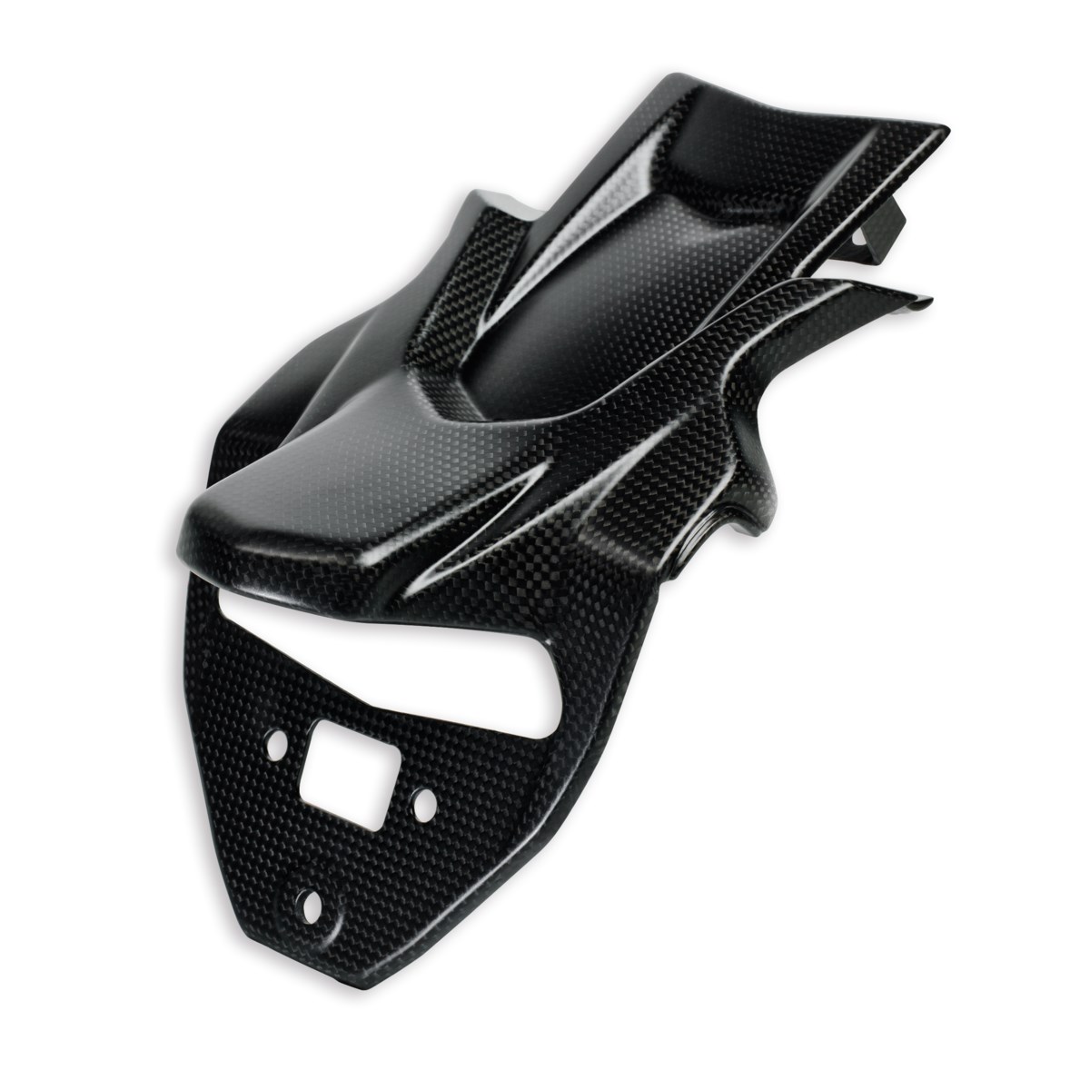 Abdeckung des Kennzeichenhalters aus Kohlefaser