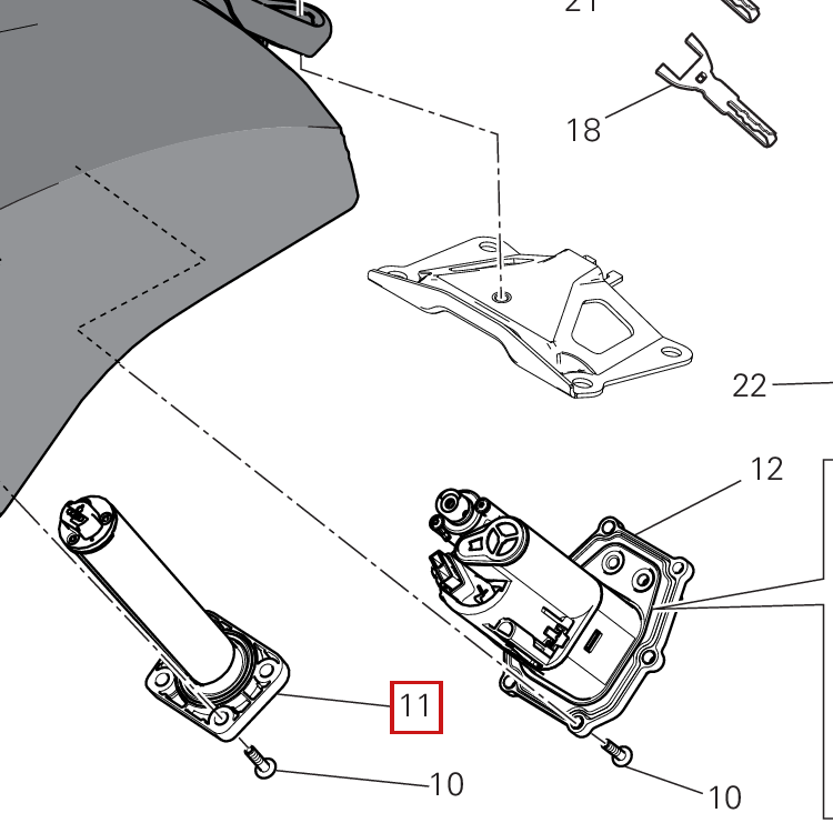 1207 FUEL LEVEL GAUGE NEW COATING