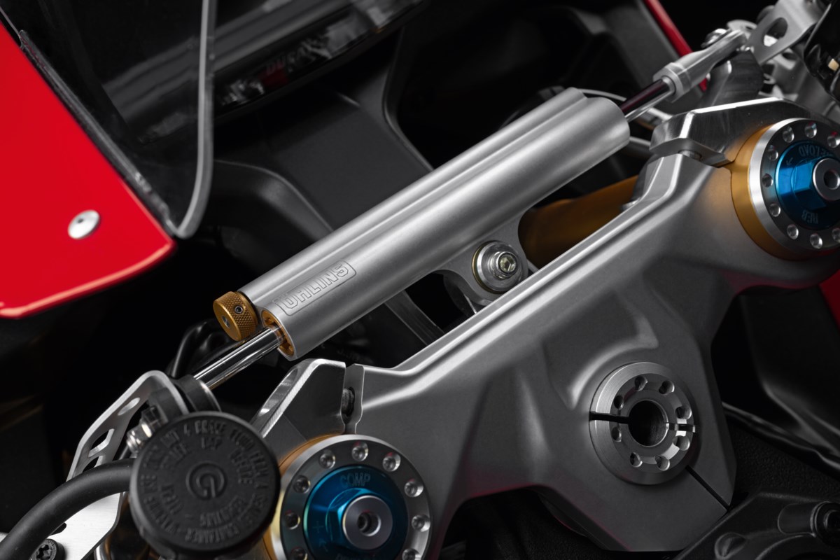 Einstellbarer Öhlins-Lenkungsdämpfer