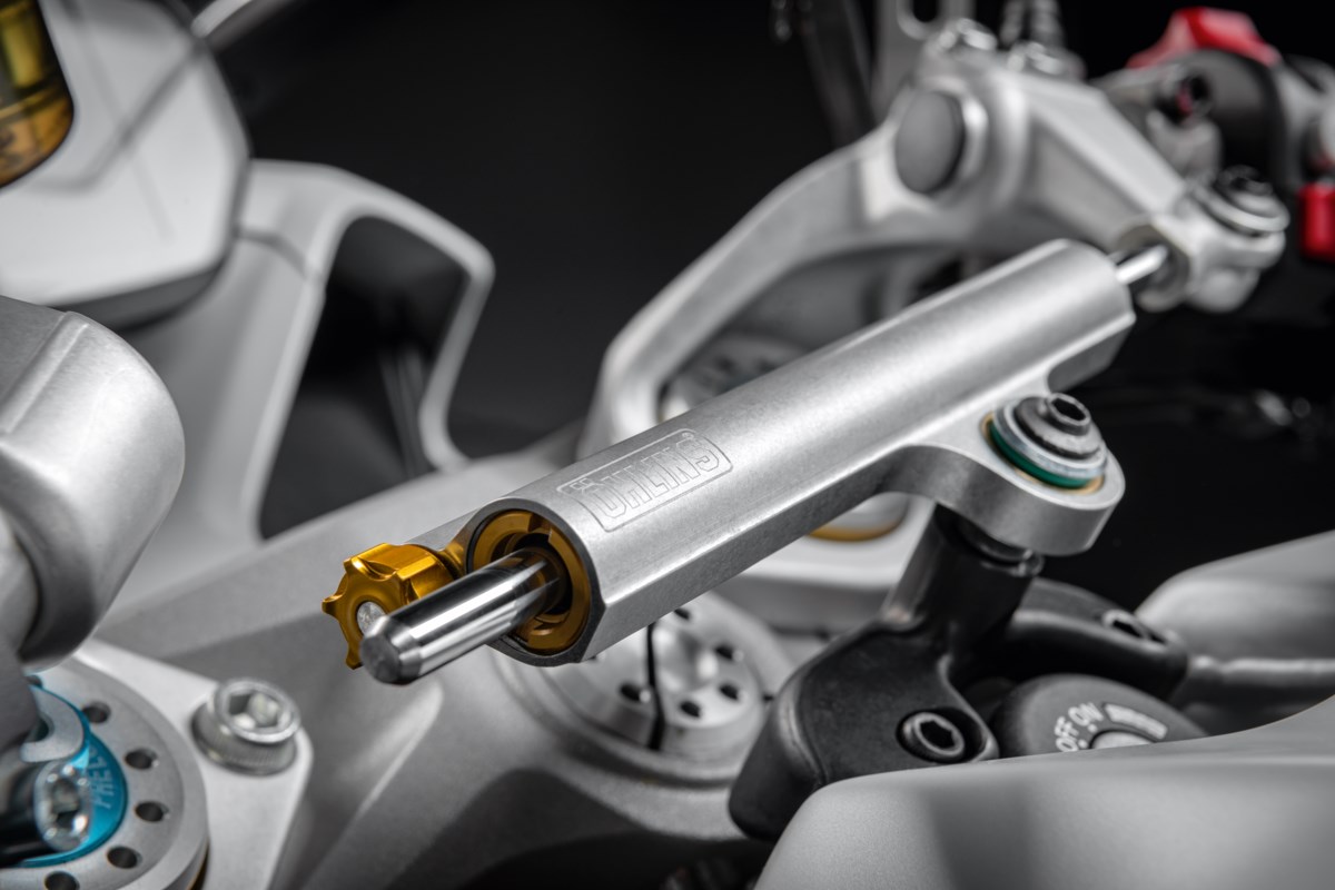 Einstellbarer Öhlins-Lenkungsdämpfer