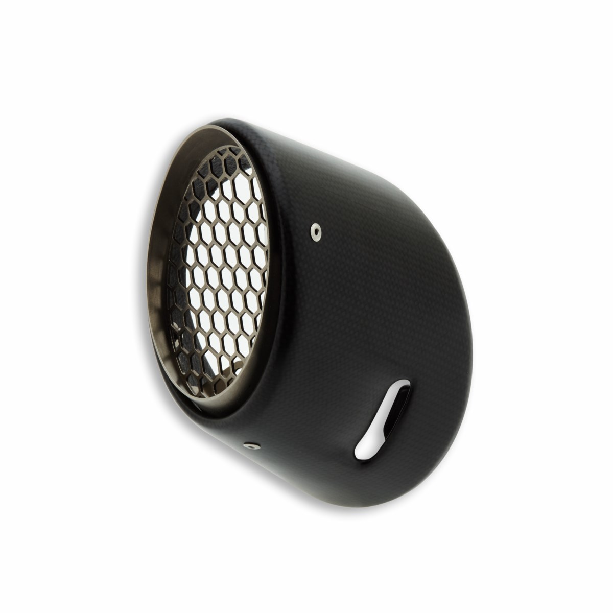 Auspuffabdeckung aus Kohlefaser und Titan