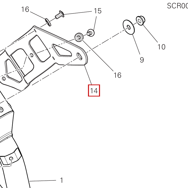 1803 SILENCERS BRACKET