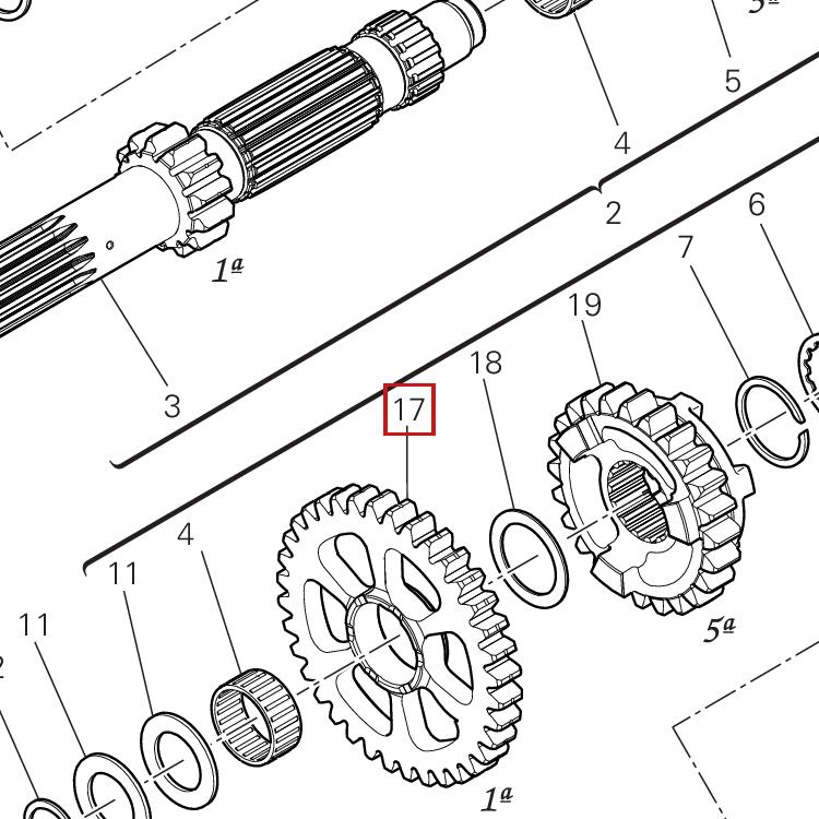 1ST DRIVEN GEAR Z38 I=65