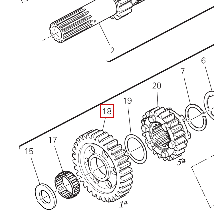 1ST DRIVEN GEAR Z38 I=61